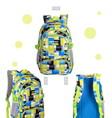 【候鳥(niǎo)e族韓版雙肩包青年初中高中書(shū)包男簡(jiǎn)約中學(xué)生背包大容量格子】?jī)r(jià)格_廠家_圖片 -