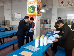 長洲區食品藥品監督局到梧州高中食堂進行抽檢